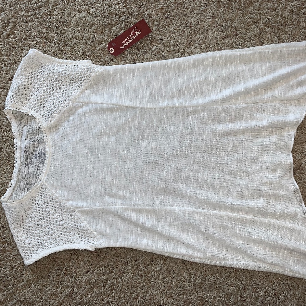 White Girls Short Sleeve Shirt